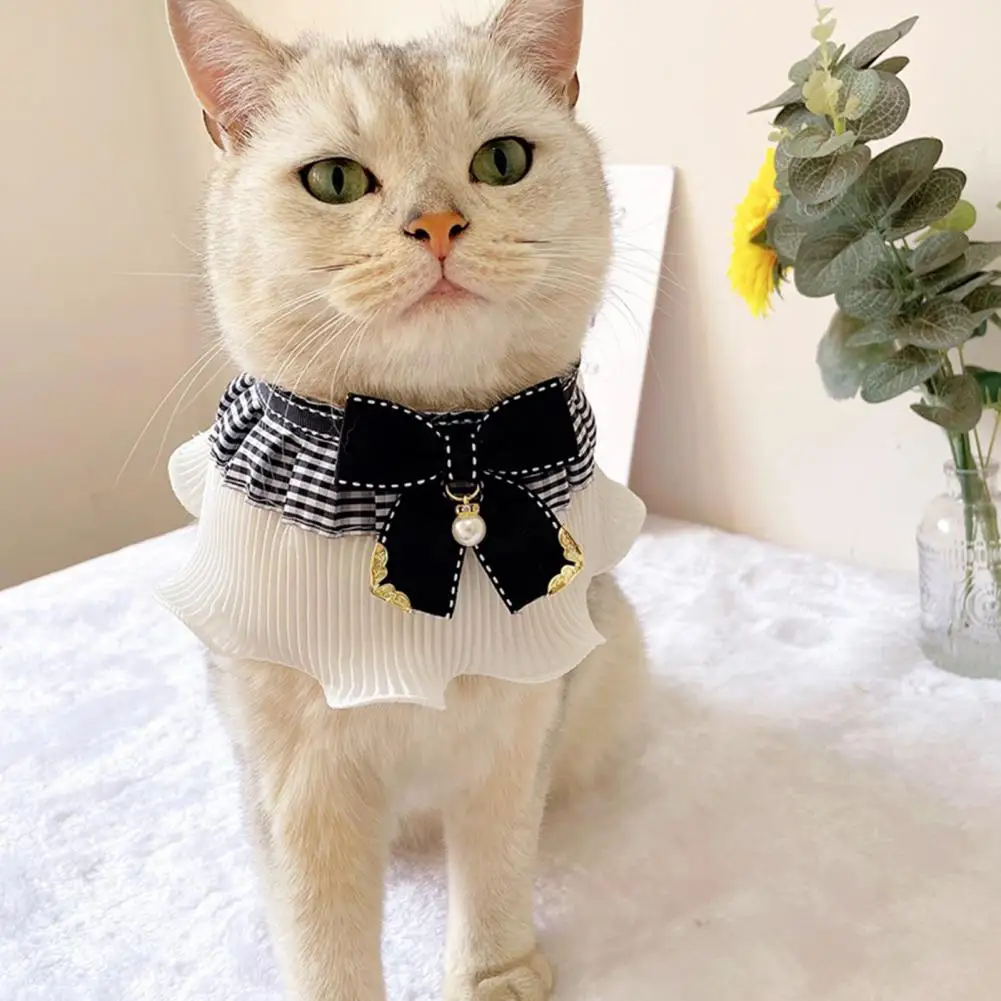 Pet Collar Exquisite Big Bowknot Non-Fading Lace Lattice Puppy Scarf for Daily Collocation Cat Scarf Pet Neck Strap
Pet Collar Exquisite Big Bowknot Non-Fading Lace Lattice Puppy Scarf for Daily Collocation Cat Scarf Pet Neck Strap