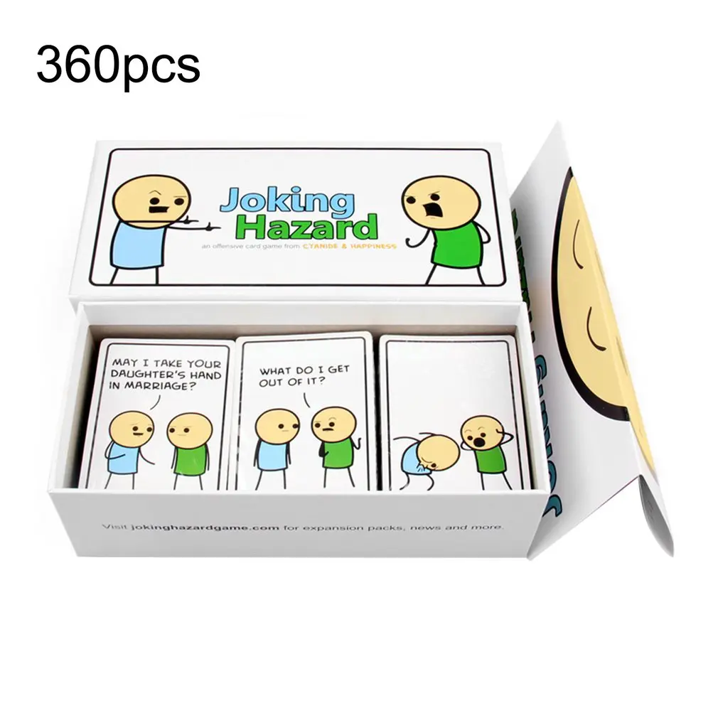 Joking Hazard Offensive Card Game Party KTV Play Cards Game Educational Toy For Adults Easy Play Table Toys
Joking Hazard Offensive Card Game Party KTV Play Cards Game Educational Toy For Adults Easy Play Table Toys