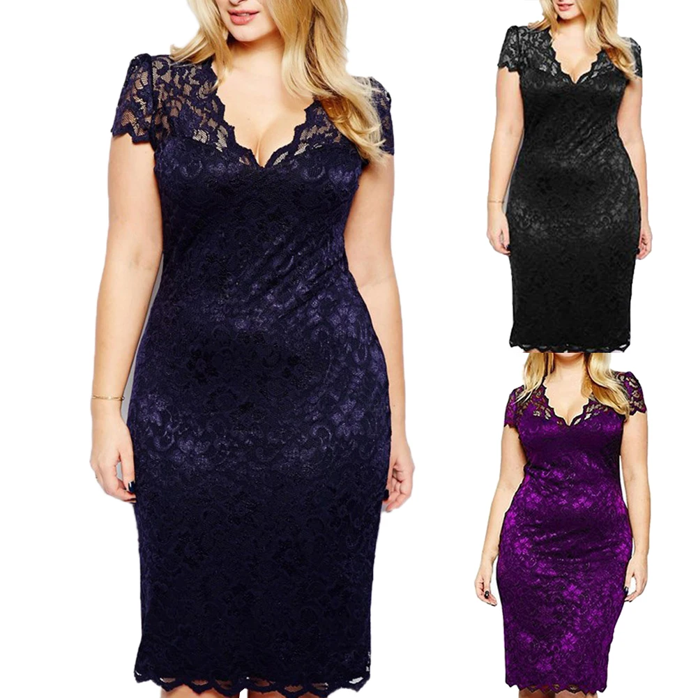 Fashion Women Dresses Sexy Lace Hollow Out Deep-V Short Sleeve Slim Party Midi Dress Sexy Lace Hollow Out Slim Party Dress
Fashion Women Dresses Sexy Lace Hollow Out Deep-V Short Sleeve Slim Party Midi Dress Sexy Lace Hollow Out Slim Party Dress