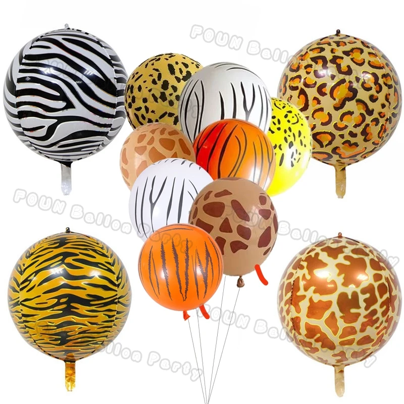 22inch 4D Animal Print Foil Balloons Birthday Wedding Jungle Safari Party Decor Ballons Giraffe Tiger Zebra Baby Bridal Shower
22inch 4D Animal Print Foil Balloons Birthday Wedding Jungle Safari Party Decor Ballons Giraffe Tiger Zebra Baby Bridal Shower