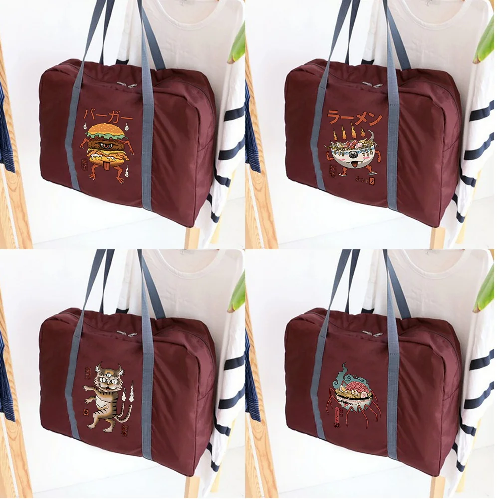 Large Capacity Foldable Travel Bag Clothes Organizers bags Handbags Unisex Cute Monster Pattern Luggage Traveler Accessories
Large Capacity Foldable Travel Bag Clothes Organizers bags Handbags Unisex Cute Monster Pattern Luggage Traveler Accessories
