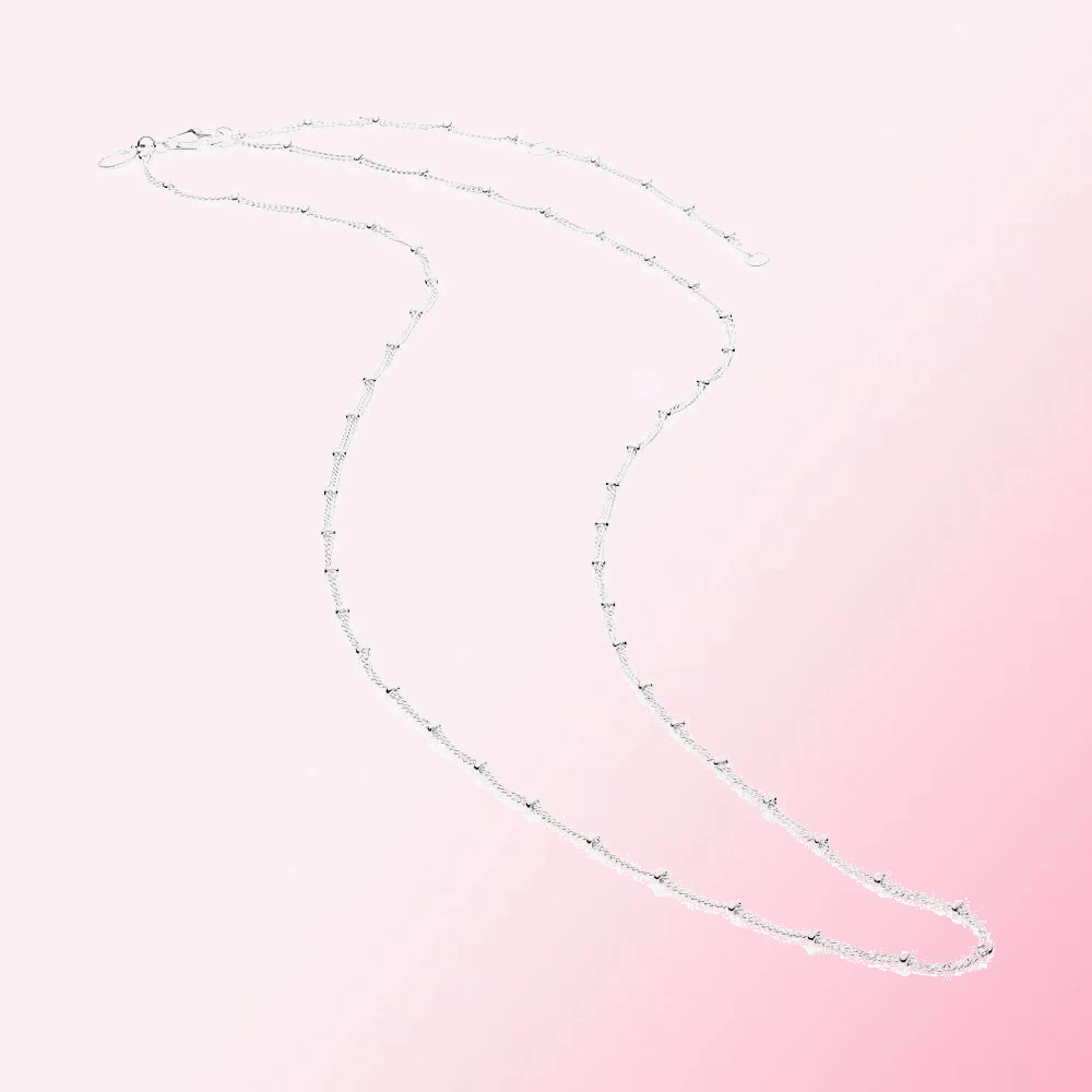 2019 100% 925 Sterling Silver Classic Beaded Chain Necklace Women Charm Fashion Personality Jewelry Free Shipping Wholesale
2019 100% 925 Sterling Silver Classic Beaded Chain Necklace Women Charm Fashion Personality Jewelry Free Shipping Wholesale