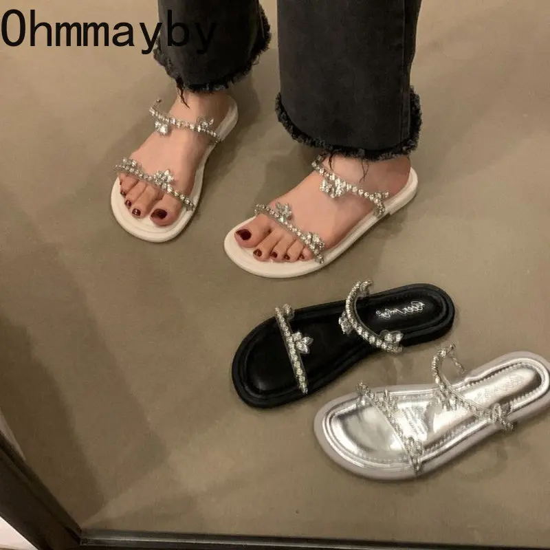 2023 Summer Crystal Women Slipper Fashion Open Toe Slip On Flats Ladies Elegant Shoes Soft Sole Dress Sandalias
2023 Summer Crystal Women Slipper Fashion Open Toe Slip On Flats Ladies Elegant Shoes Soft Sole Dress Sandalias