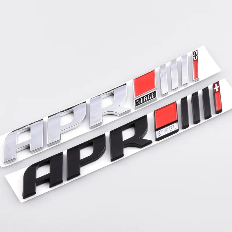 Chrome Black 3D ABS Letters Logo APR Stage III 3+ Rear Trunk Boot Badge Emblem Sticker for VW GOLF Audi R8 RS A3 A4 Q5
Chrome Black 3D ABS Letters Logo APR Stage III 3+ Rear Trunk Boot Badge Emblem Sticker for VW GOLF Audi R8 RS A3 A4 Q5