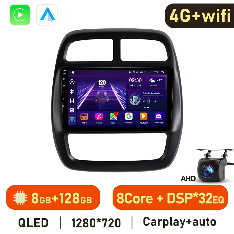 Eunavi 4G QLED Android auto Player for For Renault KWID 2015-2019 Car Radio Stereo GPS multimedia Carplay 2din 2 din no dvd
Eunavi 4G QLED Android auto Player for For Renault KWID 2015-2019 Car Radio Stereo GPS multimedia Carplay 2din 2 din no dvd