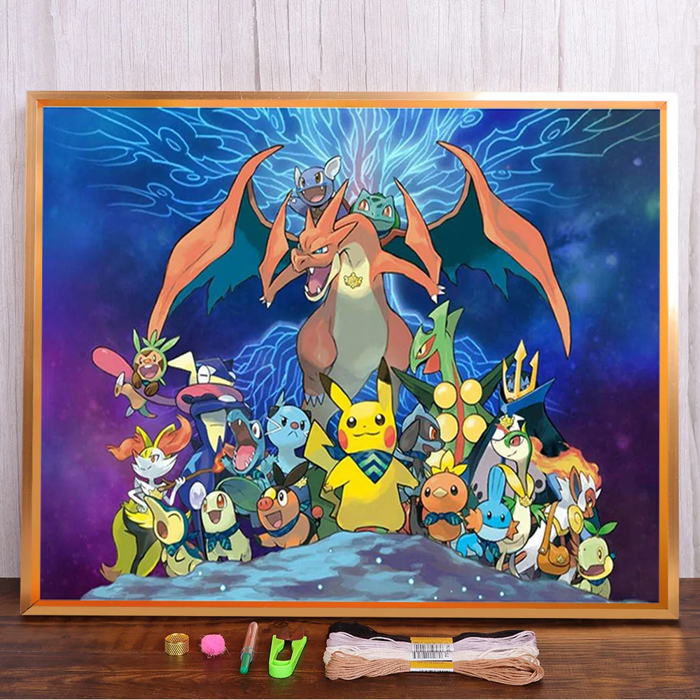 Водорастворимый холст с изображением покемона из мультфильма, 11CT, Набор для вышивки крестиком, вышивка DMC нитки, ручная работа, шитье для взр...
Водорастворимый холст с изображением покемона из мультфильма, 11CT, Набор для вышивки крестиком, вышивка DMC нитки, ручная работа, шитье для взр...