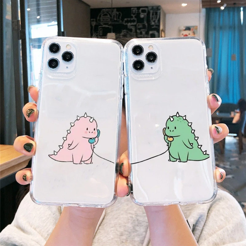 Cartoon Cute Dinosaur Couple Case for IPhone 14 7 8 Plus 13 11 Pro 12 mini XR X XS MAX SE2020 Clear Silicone Protection Shell
Cartoon Cute Dinosaur Couple Case for IPhone 14 7 8 Plus 13 11 Pro 12 mini XR X XS MAX SE2020 Clear Silicone Protection Shell