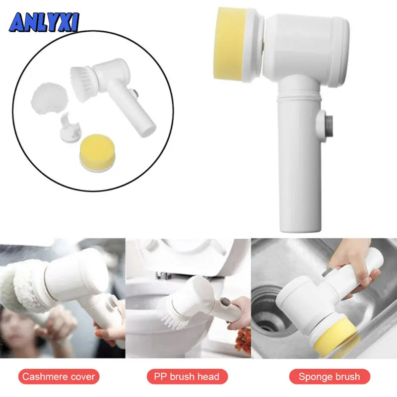5-in-1 Handheld Bathtub Brush Kitchen Bathroom Electric Cleaning Brush Washing Toilet Tub Home Sink Cleaning Tools
5-in-1 Handheld Bathtub Brush Kitchen Bathroom Electric Cleaning Brush Washing Toilet Tub Home Sink Cleaning Tools