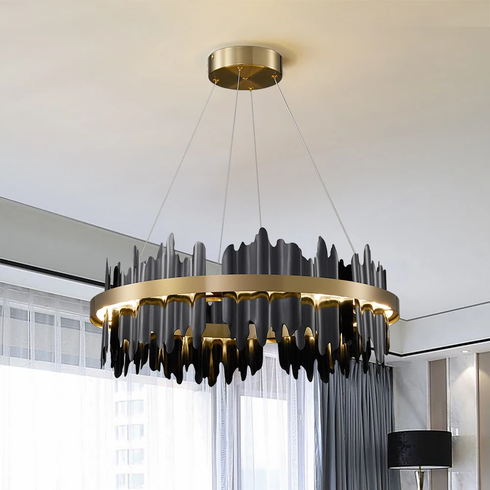 Modern Led Chandelier For Living Room Round Hanging Lamp Luxury Home Decoration Light Fixtures Dining Room Bedroom Led Lighting
Modern Led Chandelier For Living Room Round Hanging Lamp Luxury Home Decoration Light Fixtures Dining Room Bedroom Led Lighting