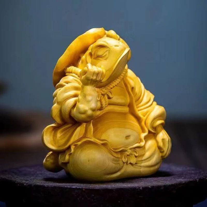Boxwood Cliff Cypress Solid Wood Carving Praying Frog Fortune Hand Put Piece Ornaments on Demand Tea Pet Home Accessories
Boxwood Cliff Cypress Solid Wood Carving Praying Frog Fortune Hand Put Piece Ornaments on Demand Tea Pet Home Accessories