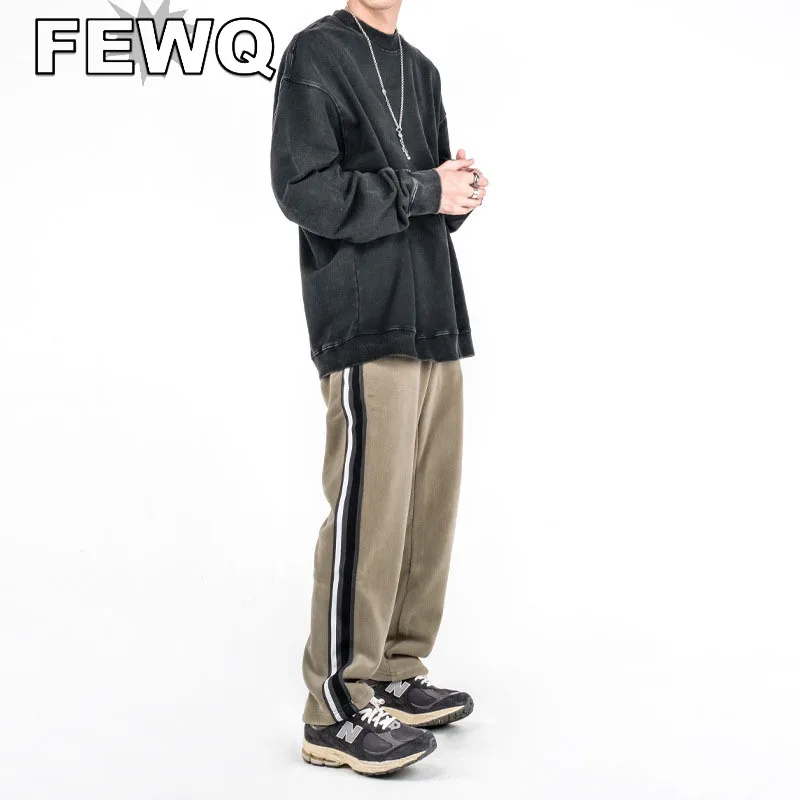 FEWQ American Male Casual Pants Stitching Color Striped Men's Straight Trousers High Street Retro 2023 Spring Trendy New 24B1455
FEWQ American Male Casual Pants Stitching Color Striped Men's Straight Trousers High Street Retro 2023 Spring Trendy New 24B1455