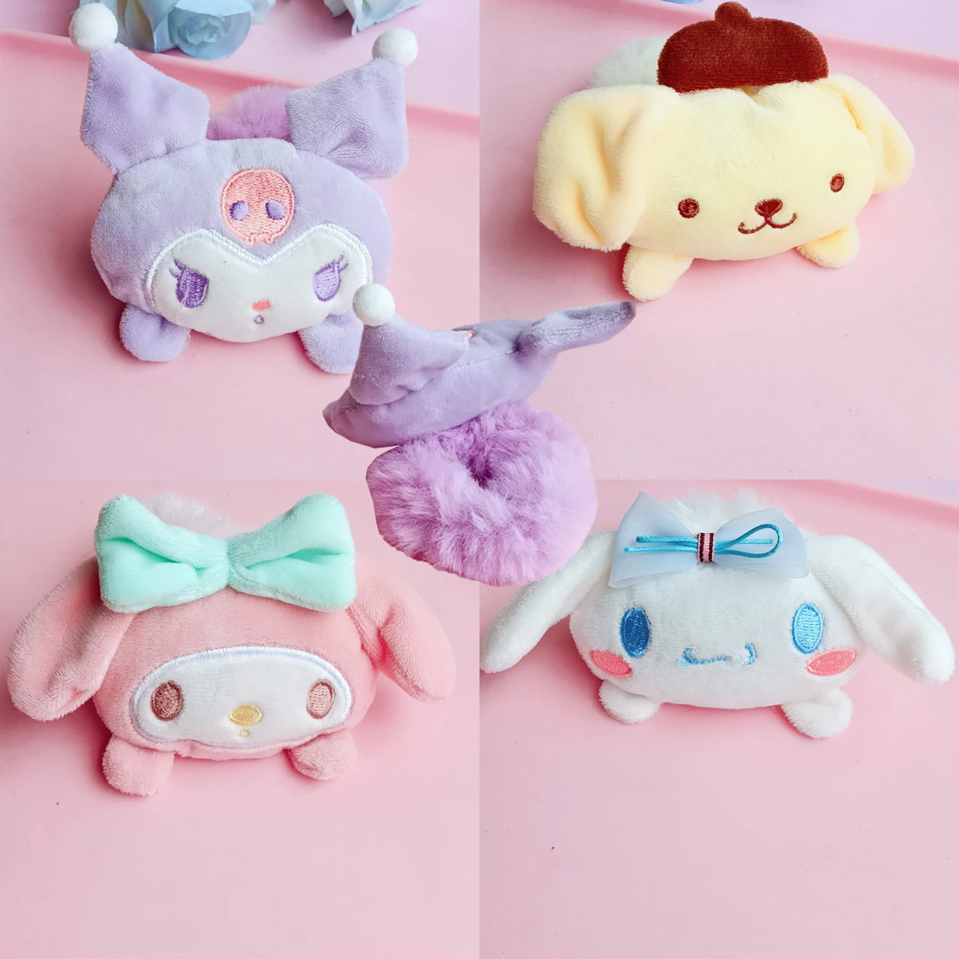 Kawaii Sanrioed Cinnamonroll Kuromi моя мелодия аниме мультфильм плюшевая повязка для волос Ring JK резинки для волос хвост резинка для волос для девочек Подарки
Kawaii Sanrioed Cinnamonroll Kuromi моя мелодия аниме мультфильм плюшевая повязка для волос Ring JK резинки для волос хвост резинка для волос для девочек Подарки