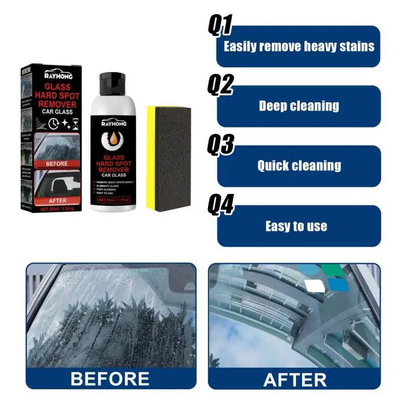 50ml Automotive Glass Deep Clean Polishing Refurbishment Agent Polishing Decontamination Polishing Agent Car Glass Cleaning
50ml Automotive Glass Deep Clean Polishing Refurbishment Agent Polishing Decontamination Polishing Agent Car Glass Cleaning