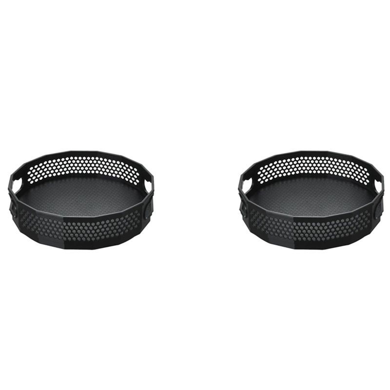 2X Storage Tray Drain Rack Turntable Rotating Tray 360 Spice Bathroom Kitchen Board Spice Jar Organizer-Black
2X Storage Tray Drain Rack Turntable Rotating Tray 360 Spice Bathroom Kitchen Board Spice Jar Organizer-Black