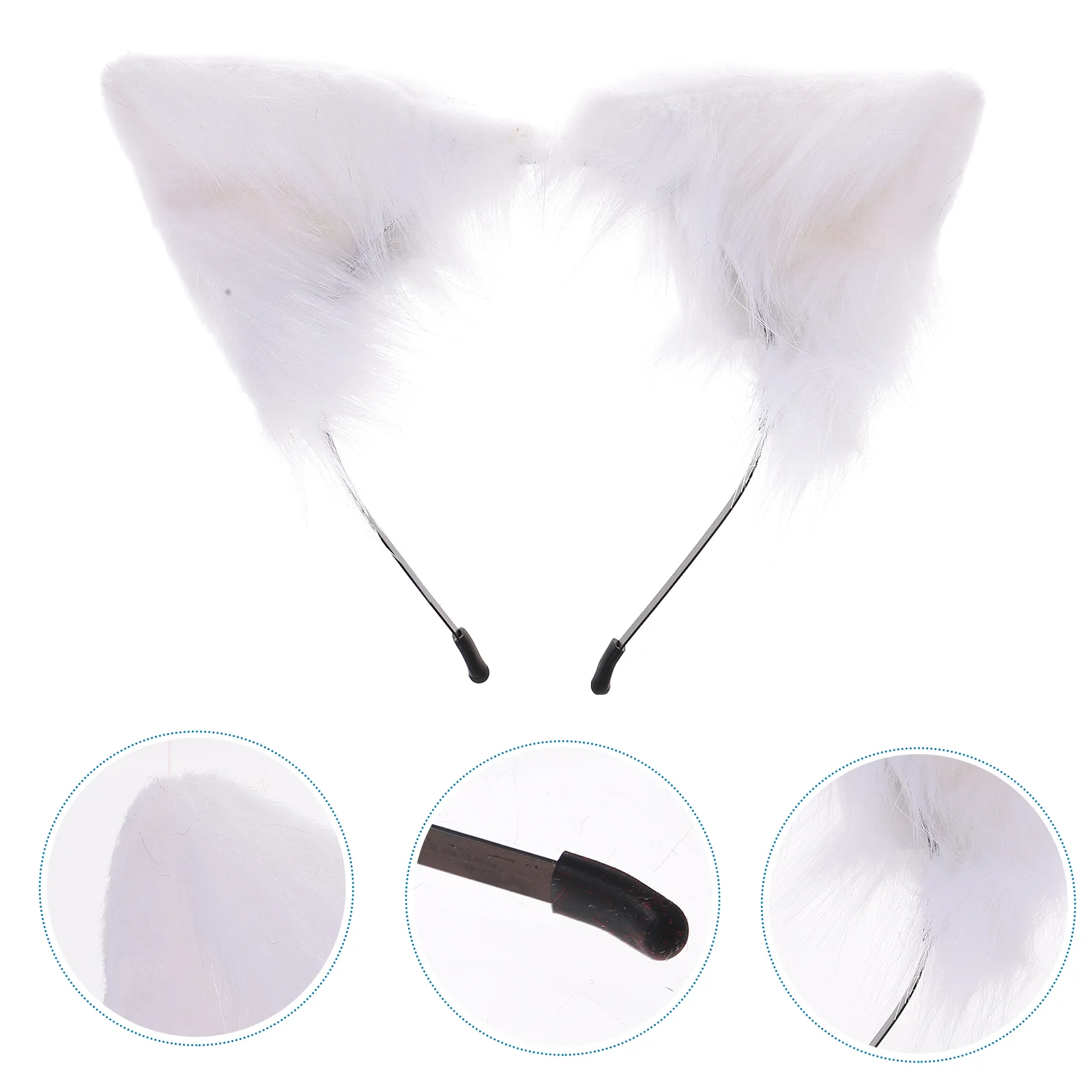 Японские аксессуары, повязка на голову с лисьими ушками, японская повязка на голову, повязка на голову с лисьими ушками для девушек, повязка на голову для костюма с лисьими ушками из плюша