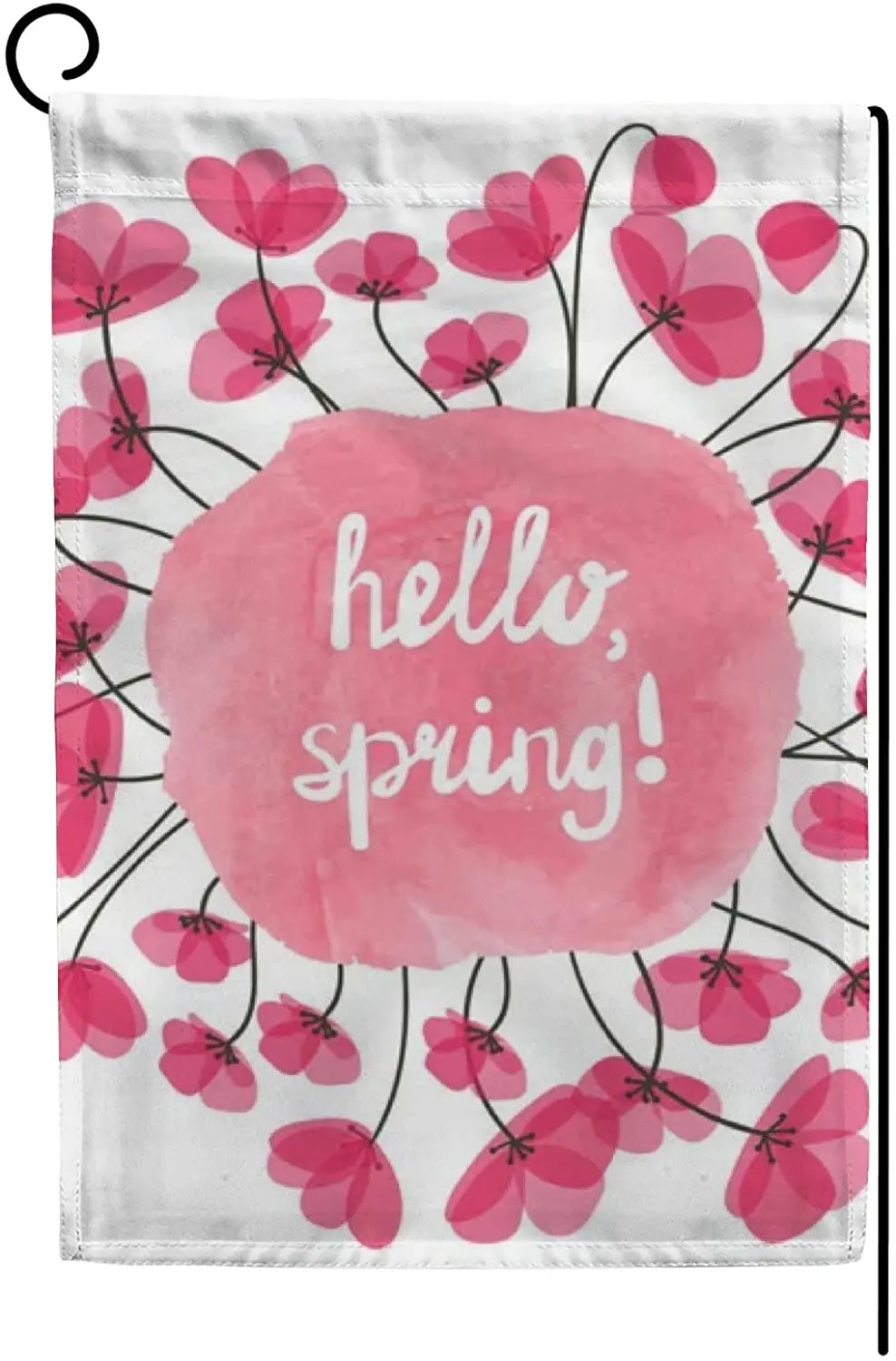 Vantaso Garden Flag Spring Pink Flowers Floral Hello Welcome House Flags Home Yard Banner for Outside Flower Pot Double Side Pri
Vantaso Garden Flag Spring Pink Flowers Floral Hello Welcome House Flags Home Yard Banner for Outside Flower Pot Double Side Pri