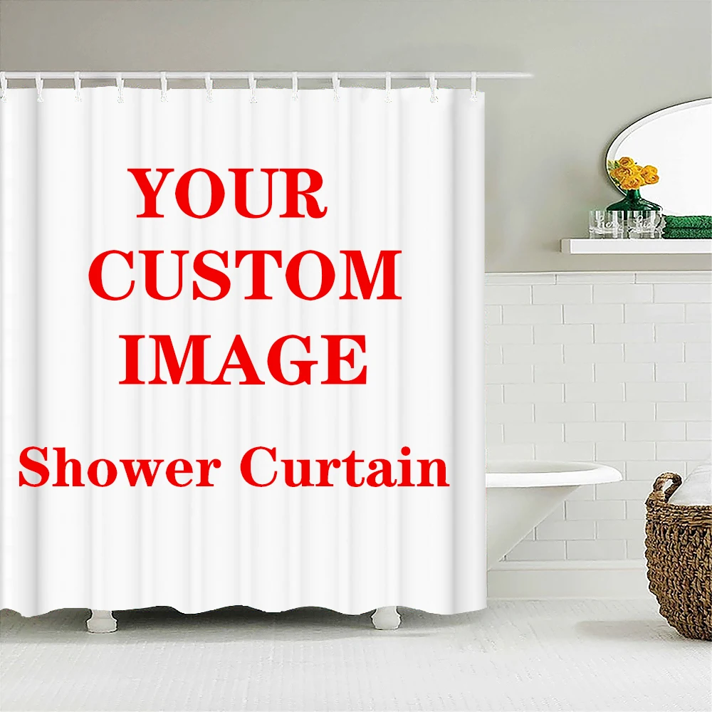 Custom Shower Curtain Bathroom Waterproof Curtains 3D Printing Customized Photo Polyester Bath Decor With Hooks for Dropshipping
Custom Shower Curtain Bathroom Waterproof Curtains 3D Printing Customized Photo Polyester Bath Decor With Hooks for Dropshipping