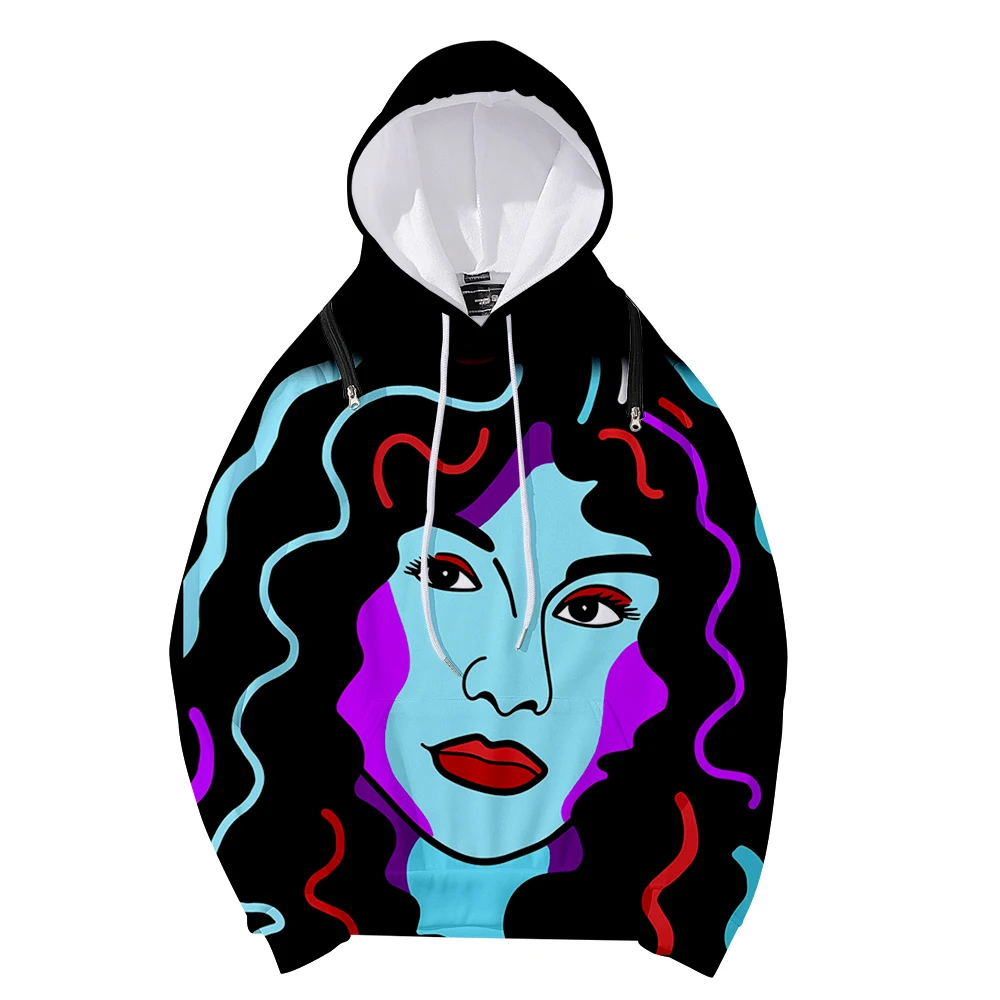 Alessia Cara 3D Fashion Printed Hoodie Zipper Halter Hoodie Hip-hop Style Sweatshirt Casual Streetwear Clothes 
Alessia Cara 3D Fashion Printed Hoodie Zipper Halter Hoodie Hip-hop Style Sweatshirt Casual Streetwear Clothes