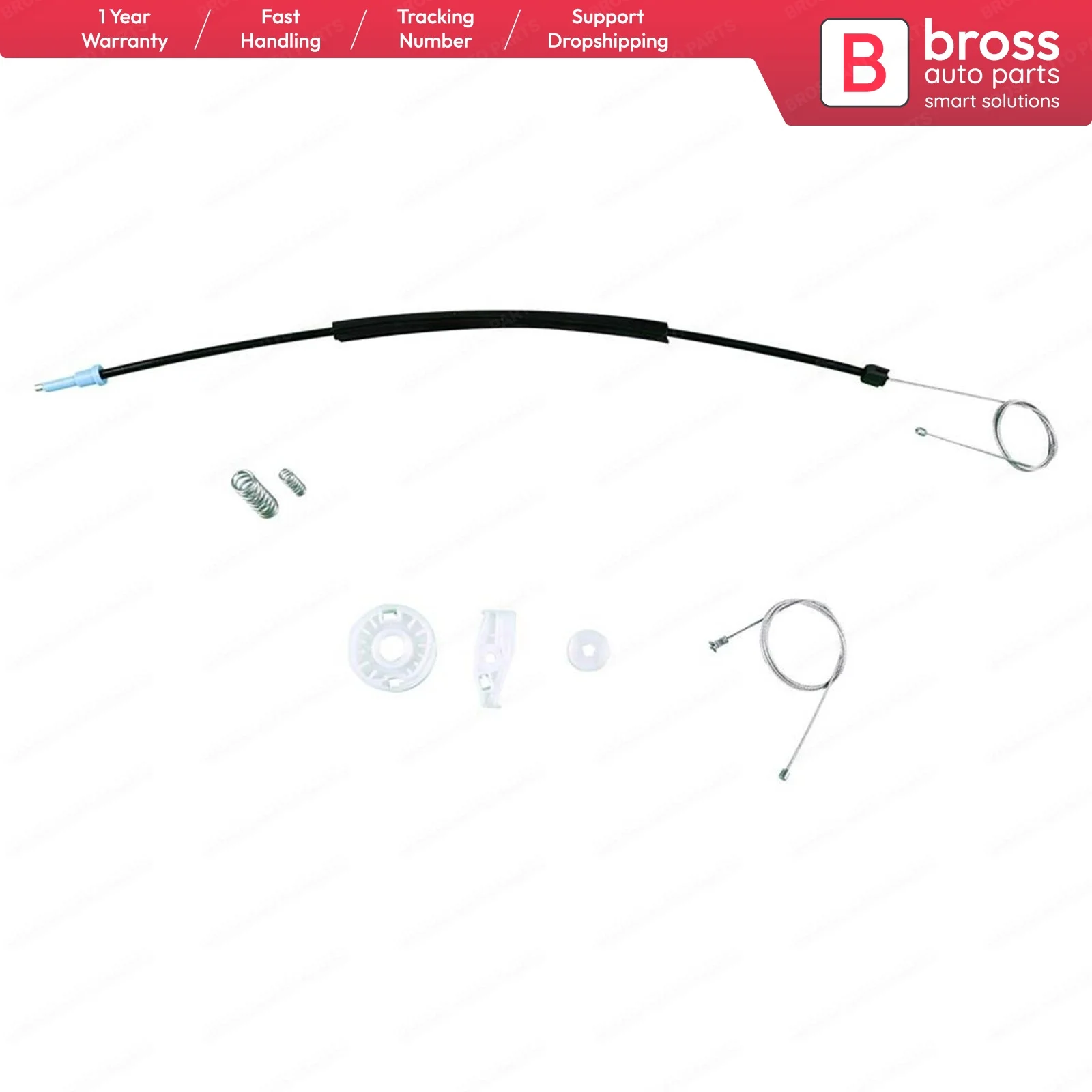 Bross Auto Parts BWR790 Electrical Power Window Regulator Repair Kit Rear Left Door for VW New Beetle Cabriolet 2003-2010
Bross Auto Parts BWR790 Electrical Power Window Regulator Repair Kit Rear Left Door for VW New Beetle Cabriolet 2003-2010
