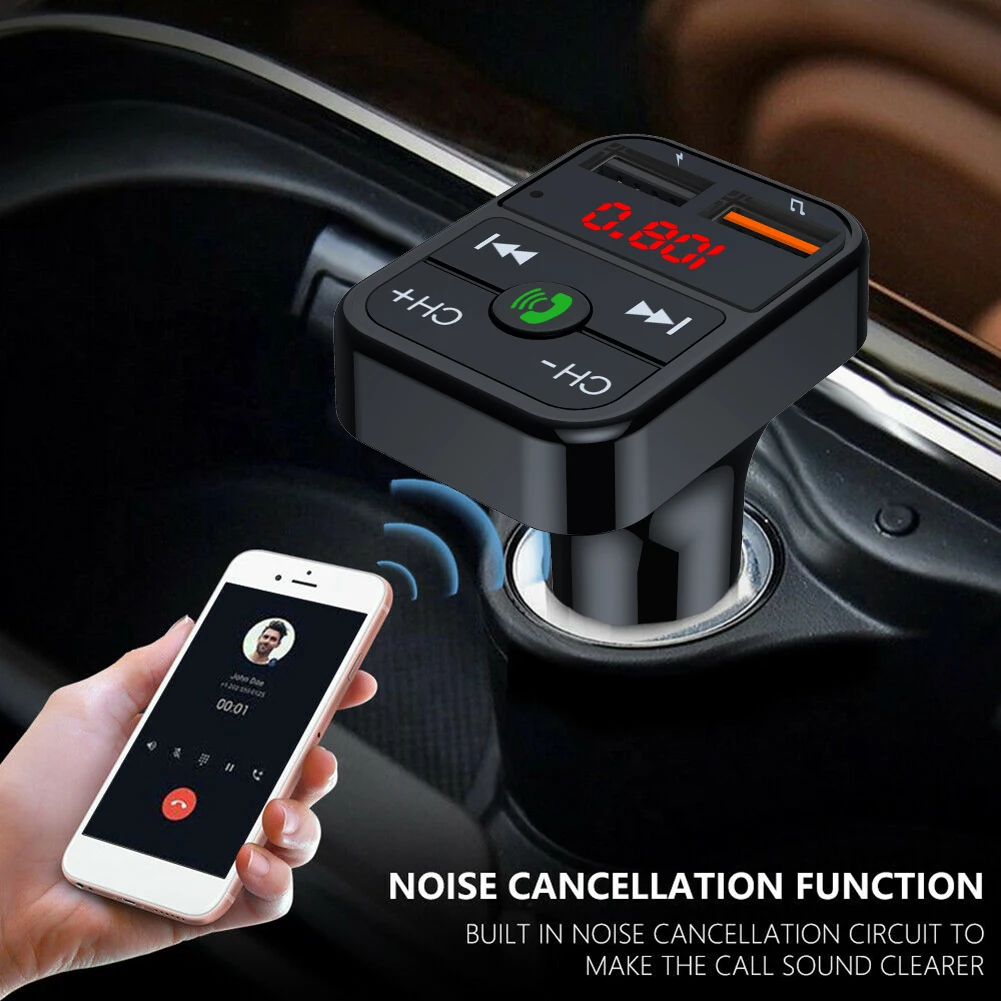 Charger FM Transmitter 87.5-108Mhz AUX Accessories BT 5.0 Black Bluetooth DC12V-24V MP3 Player Parts Brand New
Charger FM Transmitter 87.5-108Mhz AUX Accessories BT 5.0 Black Bluetooth DC12V-24V MP3 Player Parts Brand New