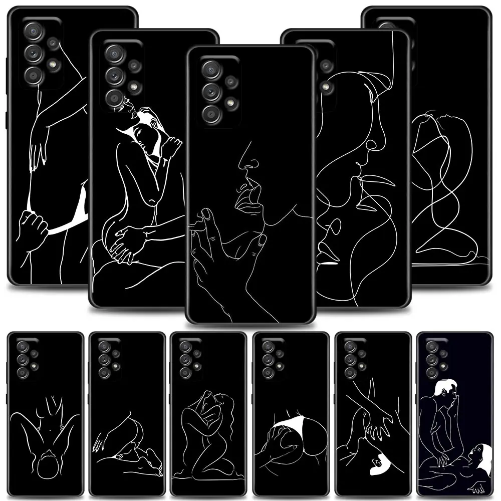 Samsung A52 Case For Galaxy A72 A53 A42 A32 A33 A22 A23 A73 A51 A71 A01 Funda Silicone Cover Black And White Sexy Line Art Lover
Samsung A52 Case For Galaxy A72 A53 A42 A32 A33 A22 A23 A73 A51 A71 A01 Funda Silicone Cover Black And White Sexy Line Art Lover