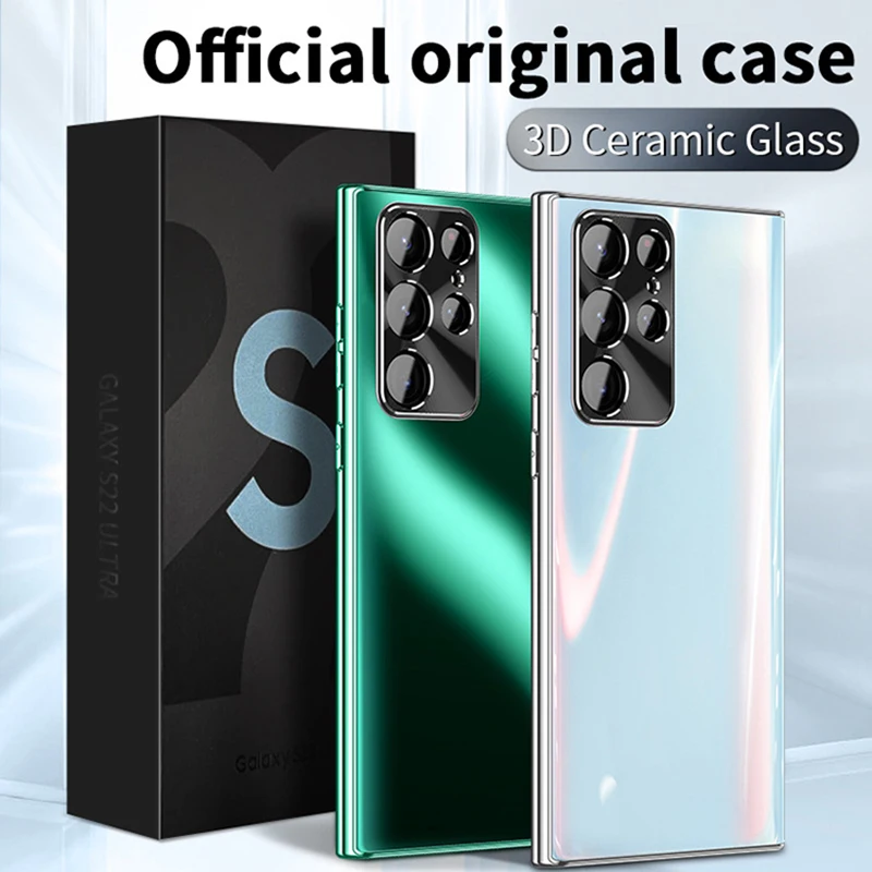 Shockproof 3D Curved Glass Case For Samsung Galaxy S22 Ultra Phone Case For Galaxy S22 Plus Anti-drop Plating Glass Back Cover
Shockproof 3D Curved Glass Case For Samsung Galaxy S22 Ultra Phone Case For Galaxy S22 Plus Anti-drop Plating Glass Back Cover