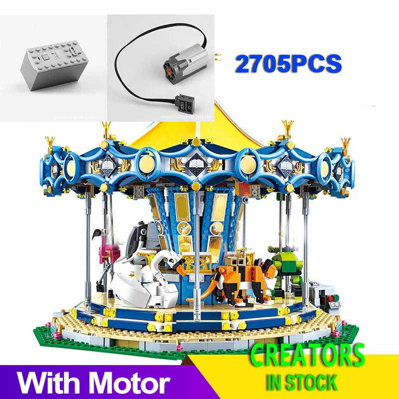 With Motor Carousel Building Blocks Compatible 10257 15036 2705PCS Kid DIY Model Toys Birthday Christmas Gifts 10247
With Motor Carousel Building Blocks Compatible 10257 15036 2705PCS Kid DIY Model Toys Birthday Christmas Gifts 10247