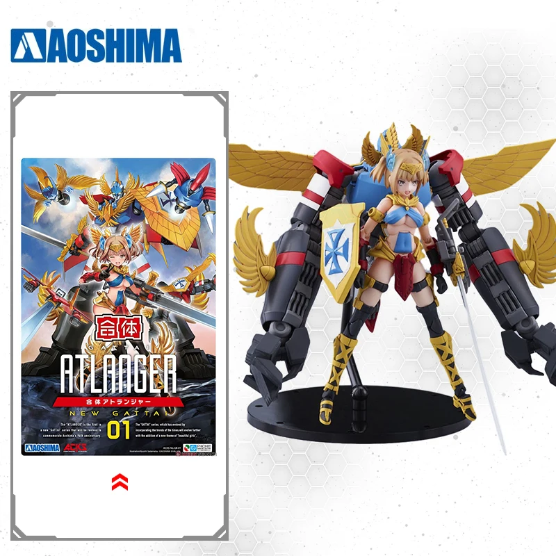 Original Aoshima New Gattai Atlanger Machine Girl Assembly Model Kit Anime Action Figures Children's Toys Birthday Gifts 
Original Aoshima New Gattai Atlanger Machine Girl Assembly Model Kit Anime Action Figures Children's Toys Birthday Gifts