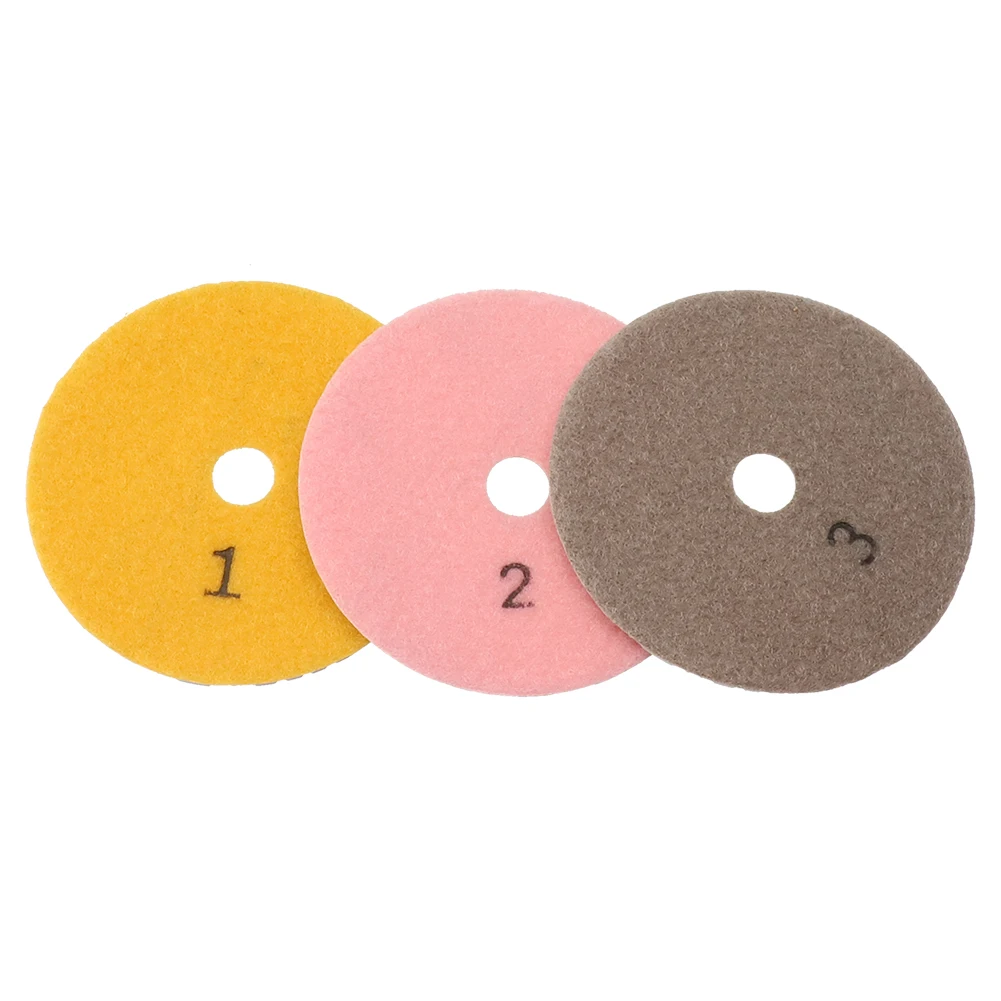 Abrasive Tool Polishing Pads 3PCS 4inch Abrasive Wheels Diamond Polishing Pads Diamond Tools Granite Polishing
Abrasive Tool Polishing Pads 3PCS 4inch Abrasive Wheels Diamond Polishing Pads Diamond Tools Granite Polishing