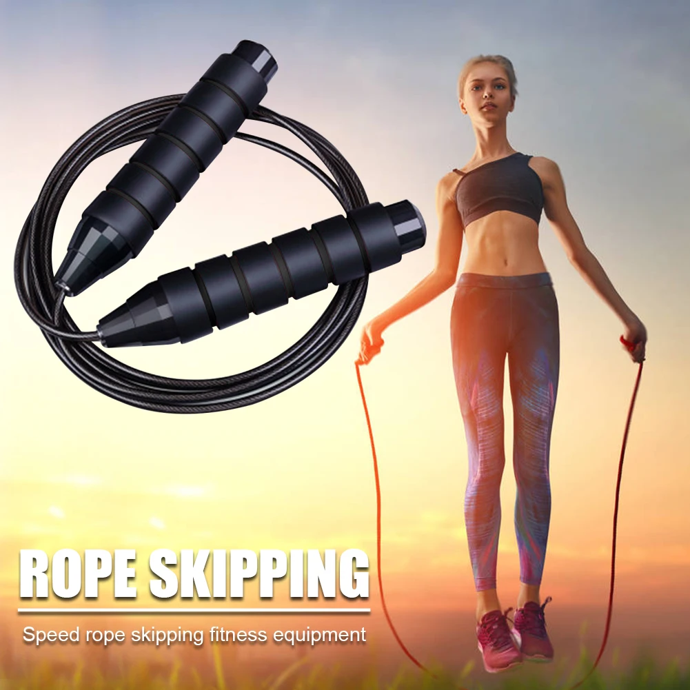 Sports Bearing Skipping Rope Adjustable Training Fitness Steel Wire Jumping Rope for Indoor Exercise Sport Ornament
Sports Bearing Skipping Rope Adjustable Training Fitness Steel Wire Jumping Rope for Indoor Exercise Sport Ornament