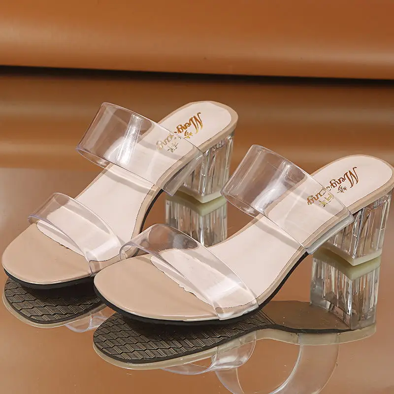 2022 Clear Heels Slippers Women Sandals Summer Shoes Lady Transparent PVC High Pumps Wedding Jelly Buty Damskie High Heels
2022 Clear Heels Slippers Women Sandals Summer Shoes Lady Transparent PVC High Pumps Wedding Jelly Buty Damskie High Heels