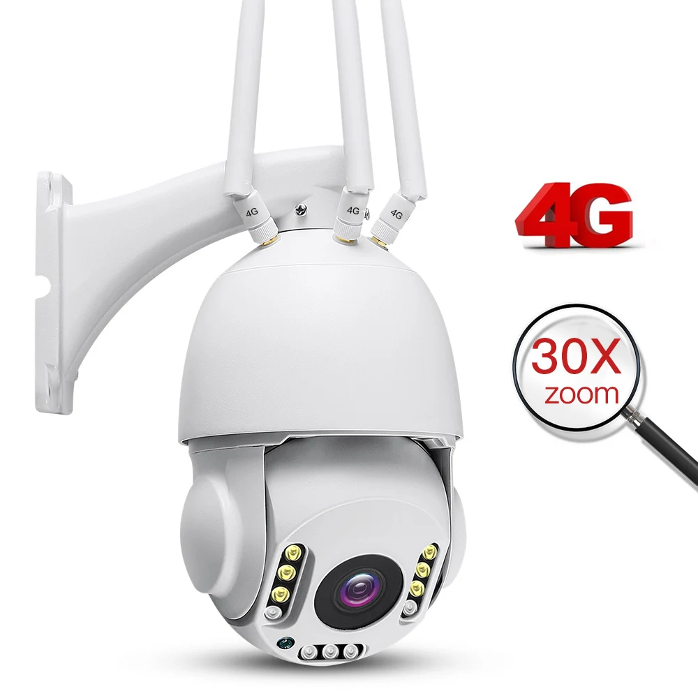 5MP Wireless 3G 4G SIM Card Security Camera 1080P HD 30X Optical Zoom PTZ IP 360 degree Outdoor Home Wifi CCTV Surveillance Cam
5MP Wireless 3G 4G SIM Card Security Camera 1080P HD 30X Optical Zoom PTZ IP 360 degree Outdoor Home Wifi CCTV Surveillance Cam