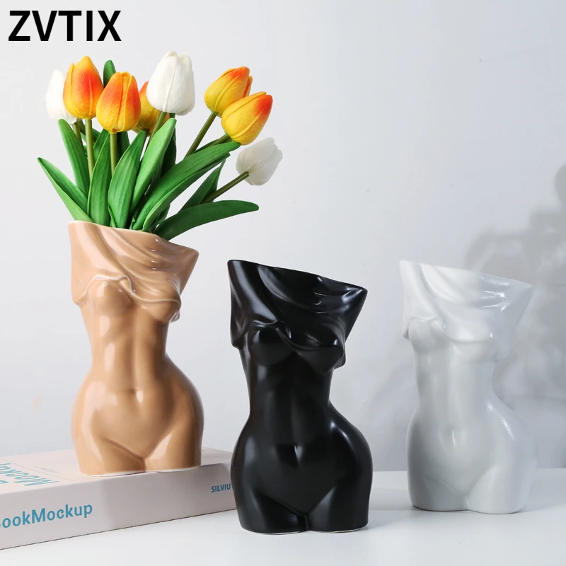 Creative New Dress European And American Human Vase Style Bust Woman Home Custom Art Decor Table Female Body Vase Flower Pots
Creative New Dress European And American Human Vase Style Bust Woman Home Custom Art Decor Table Female Body Vase Flower Pots