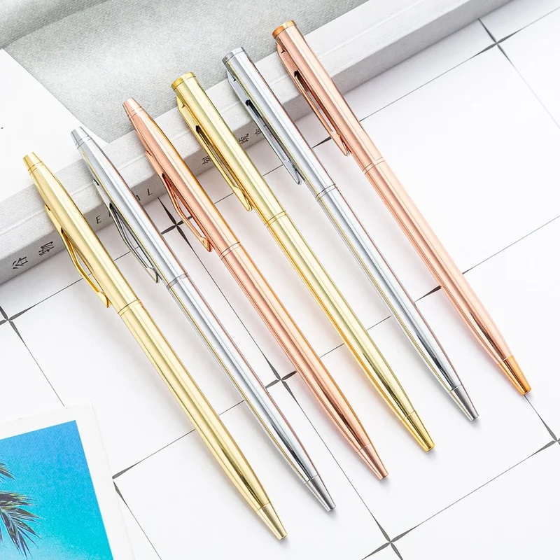 High Quality Metal Office Stationery Ballpoint Pen Rotating Portable Ball Point Pens Exquisite Writing Tool
High Quality Metal Office Stationery Ballpoint Pen Rotating Portable Ball Point Pens Exquisite Writing Tool