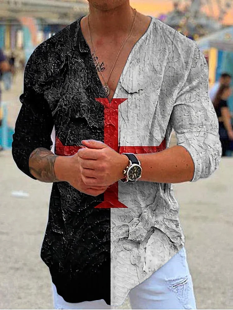 Футболка мужская с V-образным вырезом, Повседневный пуловер, цветная рубашка в стиле пэчворк, модная уличная одежда с короткими рукавами, ле...
Футболка мужская с V-образным вырезом, Повседневный пуловер, цветная рубашка в стиле пэчворк, модная уличная одежда с короткими рукавами, ле...