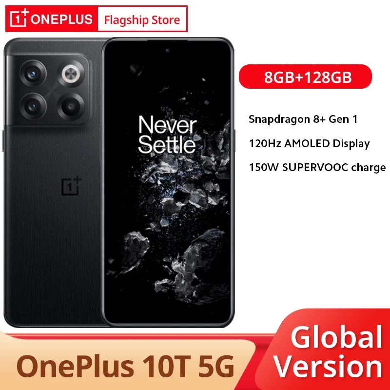 Смартфон OnePlus 10T 5G 8 Гб 128 ГБ Snapdragon 8 + Gen 1 120 Гц AMOLED дисплей 150 Вт зарядка 4800 мАч 50 МП
Смартфон OnePlus 10T 5G 8 Гб 128 ГБ Snapdragon 8 + Gen 1 120 Гц AMOLED дисплей 150 Вт зарядка 4800 мАч 50 МП