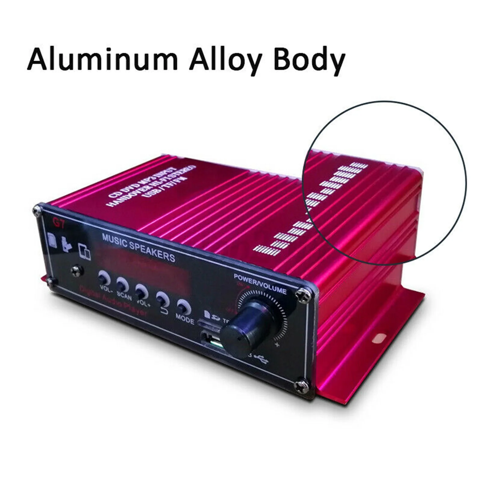 400W Digital bluetooth Car Amplifier FM USB SD w/Remote 2 Channel Hifi Audio Stereo Amp Home Theater Amplifiers Stereo L/R RCA
400W Digital bluetooth Car Amplifier FM USB SD w/Remote 2 Channel Hifi Audio Stereo Amp Home Theater Amplifiers Stereo L/R RCA
