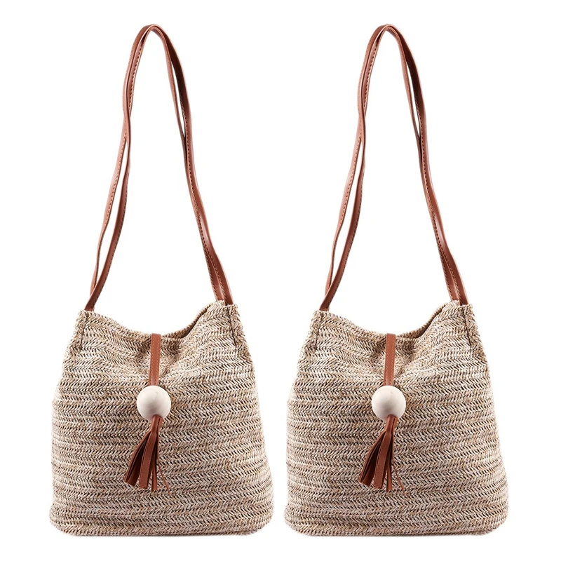 2X Bali Vintage Handmade Crossbody Leather Bag Round Straw Beach Bag Girls Circle Rattan Bag Small Shoulder Bag(Brown)
2X Bali Vintage Handmade Crossbody Leather Bag Round Straw Beach Bag Girls Circle Rattan Bag Small Shoulder Bag(Brown)