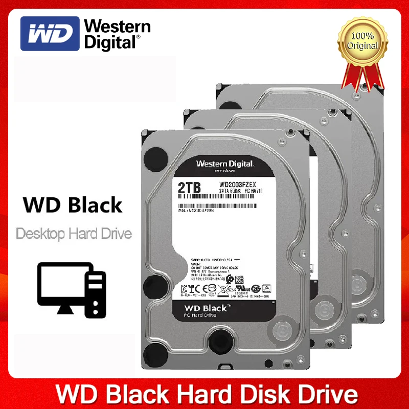 Western Digital WD Black 1TB 2TB 4TB 6TB 8TB SATA III 7200 RPM 64 MB High Performance Desktop Hard Disk Drive Game HDD
Western Digital WD Black 1TB 2TB 4TB 6TB 8TB SATA III 7200 RPM 64 MB High Performance Desktop Hard Disk Drive Game HDD
