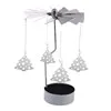 Rotary Tea Light Candle Holder Christmas Elk Angel Metal Candlestick Merry Christmas Decoration For Home Ornament Xmas Navidad
Rotary Tea Light Candle Holder Christmas Elk Angel Metal Candlestick Merry Christmas Decoration For Home Ornament Xmas Navidad