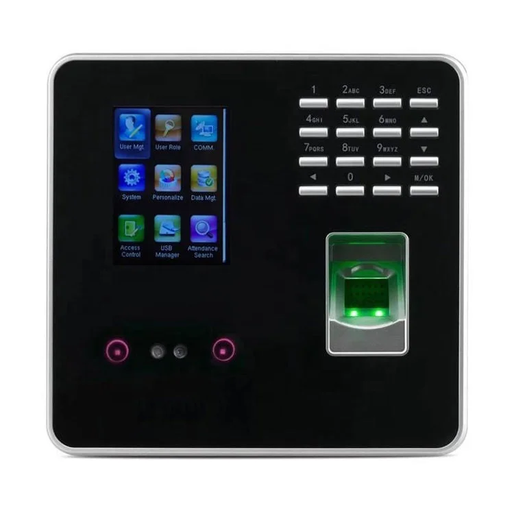 

MB20 Free Software Smart Employee Biometric Face Fingerprint Recognition Access Control Time Recording Attendance Machine