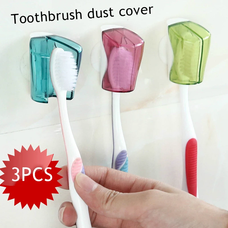 3pcs Toothbrush Holder Protector Cover with Suction Cup Wall Mounted Dustproof Cover Bathroom Storage Case Travel Home Hotel
3pcs Toothbrush Holder Protector Cover with Suction Cup Wall Mounted Dustproof Cover Bathroom Storage Case Travel Home Hotel