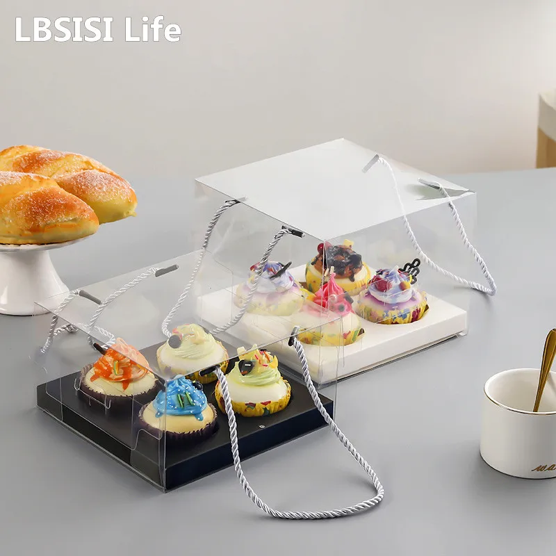 LBSISI Life 5pcs Transparent Cupcake Boxes For Mini Mousse Cake Pudding Birthday Wedding Party Gift Packaging Decoration
LBSISI Life 5pcs Transparent Cupcake Boxes For Mini Mousse Cake Pudding Birthday Wedding Party Gift Packaging Decoration