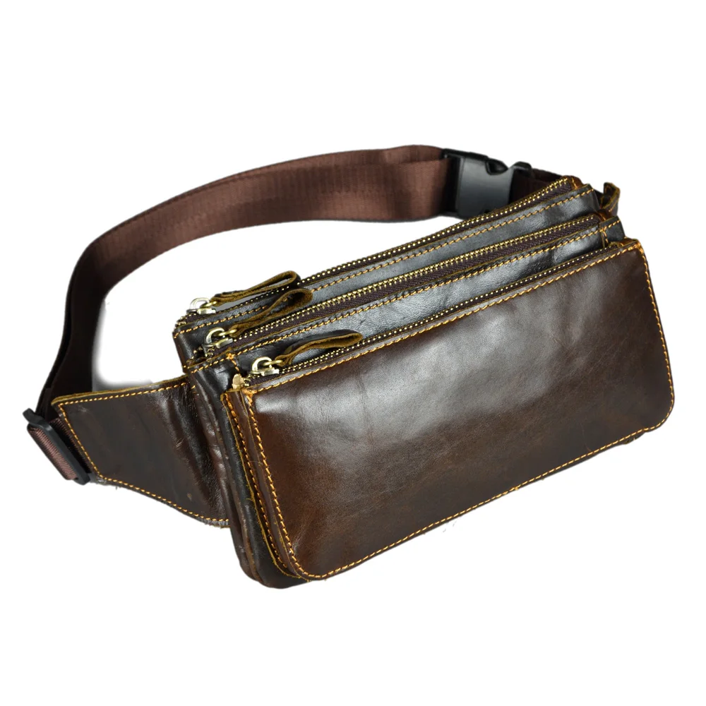Genuine Leather Cowhide Small Waist Bags For Men Tactical Mans Belt Wallets Chest Pack Waist Bags For Men Fanny Packs
Genuine Leather Cowhide Small Waist Bags For Men Tactical Mans Belt Wallets Chest Pack Waist Bags For Men Fanny Packs