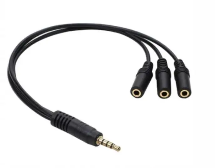 Адаптер-Разветвитель для наушников POWERMASTER, 3 порта, 3,5 мм
Адаптер-Разветвитель для наушников POWERMASTER, 3 порта, 3,5 мм