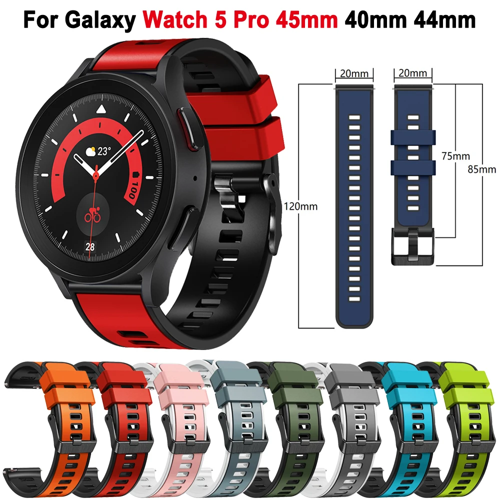 Ремешок 20 мм для Samsung Galaxy Watch 5/4 44 мм 40 мм, браслет для наручных часов 5 Pro 45 мм, 3 41 мм, Смарт-часы 4 Classic 46 мм 42 мм 
Ремешок 20 мм для Samsung Galaxy Watch 5/4 44 мм 40 мм, браслет для наручных часов 5 Pro 45 мм, 3 41 мм, Смарт-часы 4 Classic 46 мм 42 мм