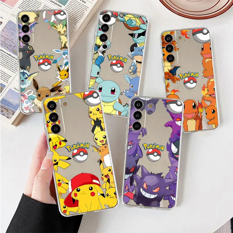 Pokemon Pikachu Clear Case For Samsung Galaxy S22 S20 FE S21 S10 S9 Plus Note 20 Ultra 10 Lite Transparent Phone Shell 
Pokemon Pikachu Clear Case For Samsung Galaxy S22 S20 FE S21 S10 S9 Plus Note 20 Ultra 10 Lite Transparent Phone Shell