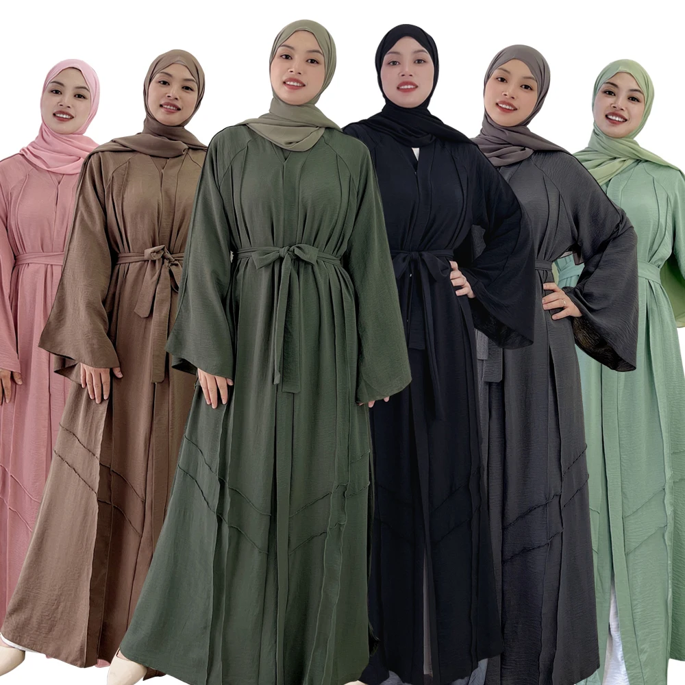 Eid Open Abaya Дубай, Турция Абая для женщин, мусульманский скромный хиджаб, платье, мусульманский кафтан, кимоно Jalabiya, женский халат Рамадан
Eid Open Abaya Дубай, Турция Абая для женщин, мусульманский скромный хиджаб, платье, мусульманский кафтан, кимоно Jalabiya, женский халат Рамадан
