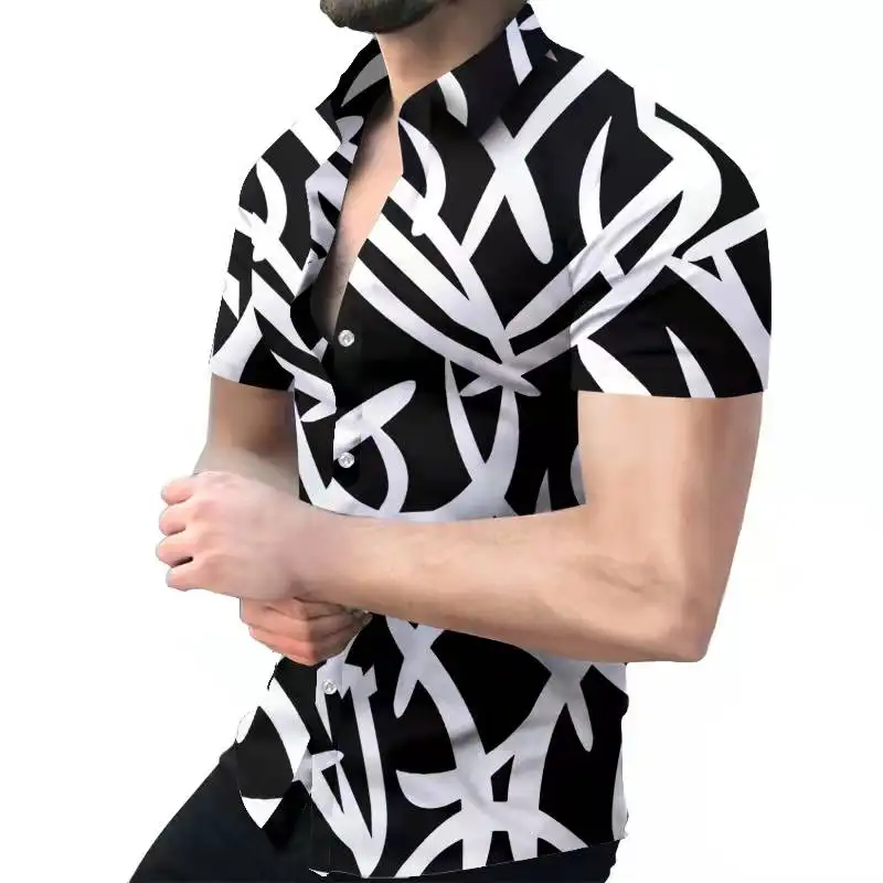 2022 spring/summer men's casual wear commercial sales printed short sleeve lapel summer wear
2022 spring/summer men's casual wear commercial sales printed short sleeve lapel summer wear