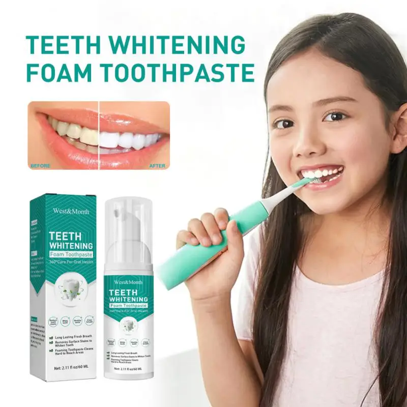 

Зубная паста, пена, Глубокая очистка, отбеливание зубов, удаление пятен, развеивание зубов, желтый цвет, неприятный запах дыхания, уход за полостью рта, Освежающая зубная паста